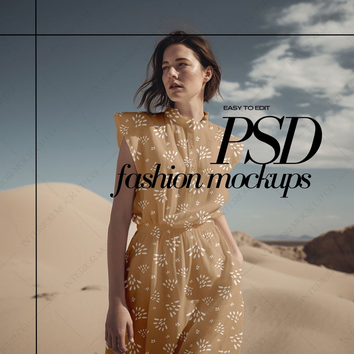 AOP Fashion Mockup PSD for Surface Patterns